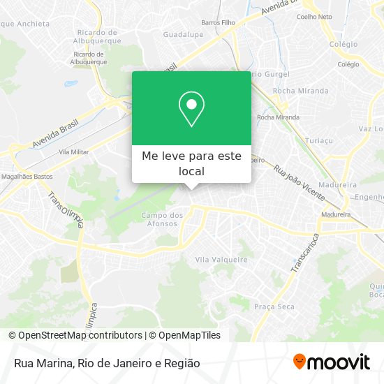 Rua Marina mapa