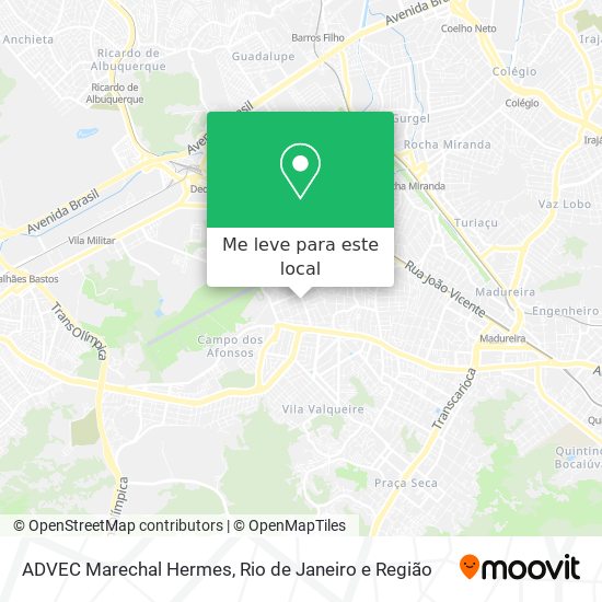 ADVEC Marechal Hermes mapa