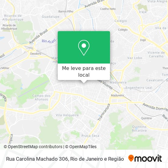 Rua Carolina Machado 306 mapa