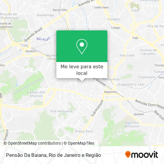 Pensão Da Baiana mapa