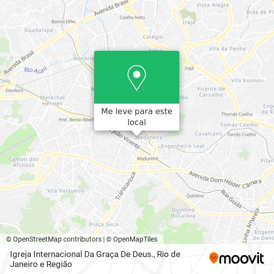 Igreja Internacional Da Graça De Deus. mapa