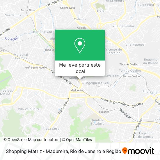 Shopping Matriz - Madureira mapa