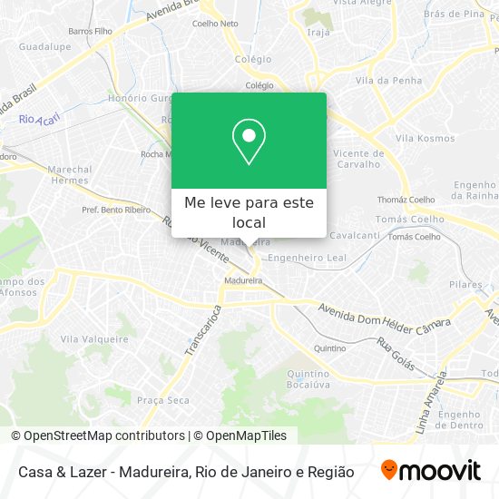 Casa & Lazer - Madureira mapa