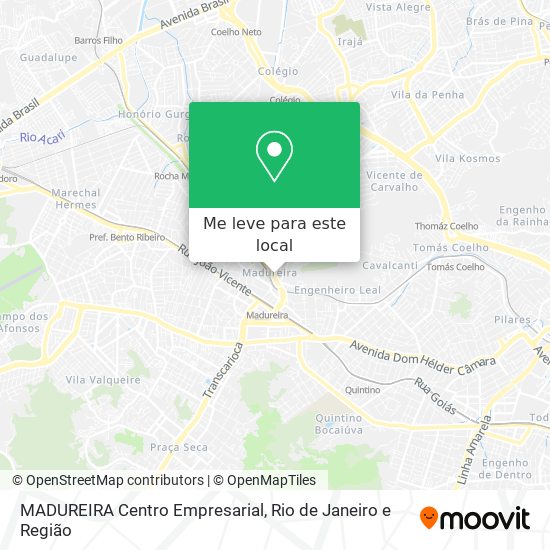 MADUREIRA Centro Empresarial mapa