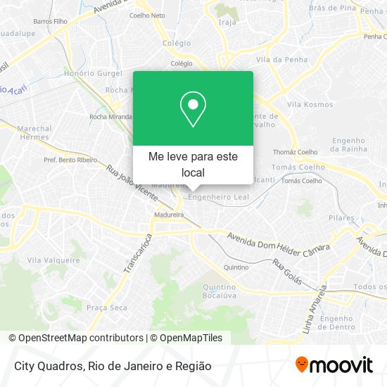 City Quadros mapa