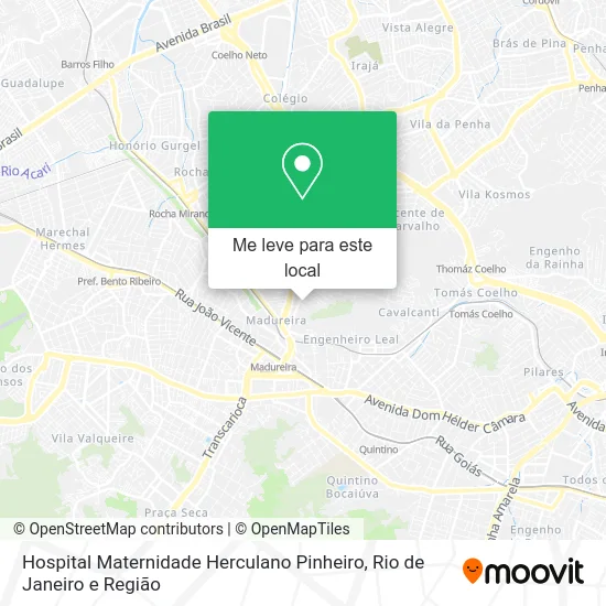 Hospital Maternidade Herculano Pinheiro mapa