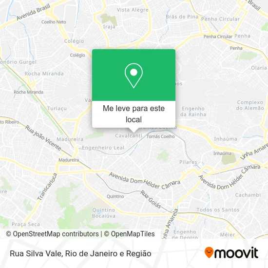 Rua Silva Vale mapa