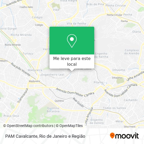 PAM Cavalcante mapa