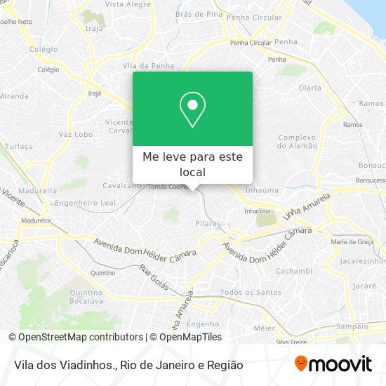 Vila dos Viadinhos. mapa