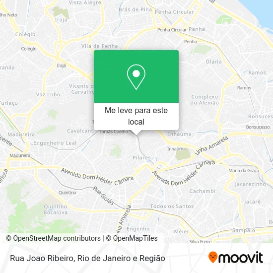 Rua Joao Ribeiro mapa