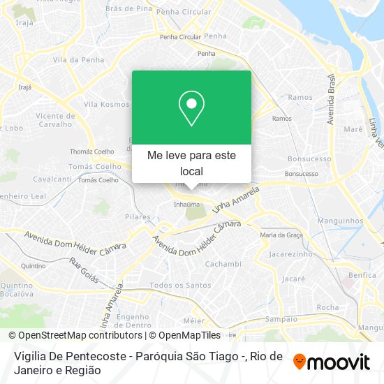 Vigilia De Pentecoste - Paróquia São Tiago - mapa