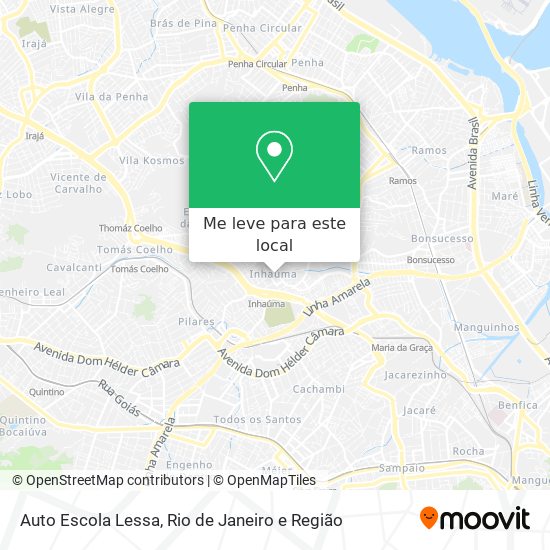 Auto Escola Lessa mapa