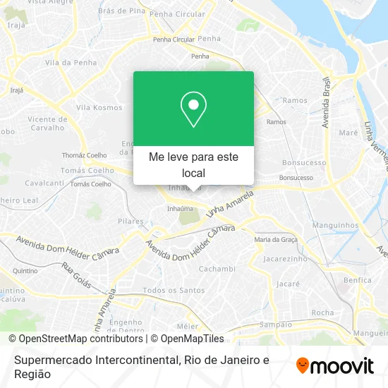 Supermercado Intercontinental mapa