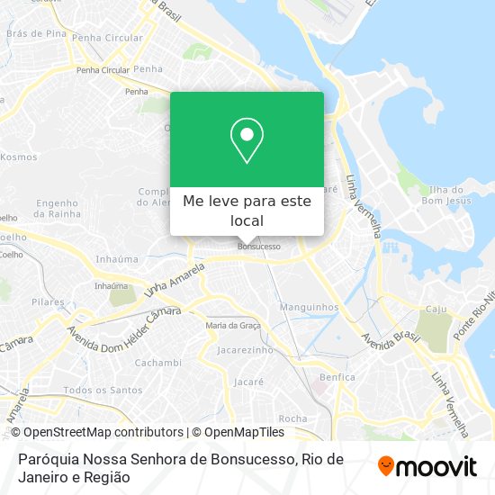 Paróquia Nossa Senhora de Bonsucesso mapa