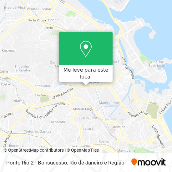 Ponto Rio 2 - Bonsucesso mapa