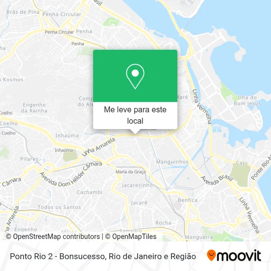 Ponto Rio 2 - Bonsucesso mapa