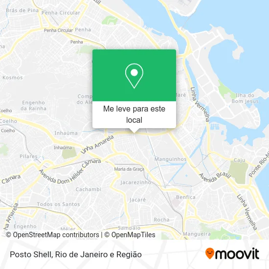 Posto Shell mapa