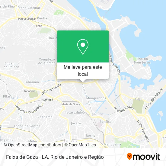 Faixa de Gaza - LA mapa