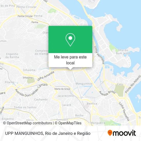 UPP MANGUINHOS mapa