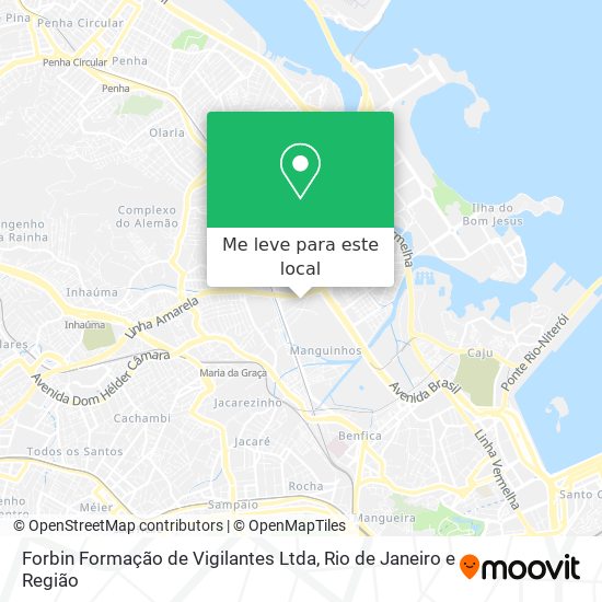 Forbin Formação de Vigilantes Ltda mapa