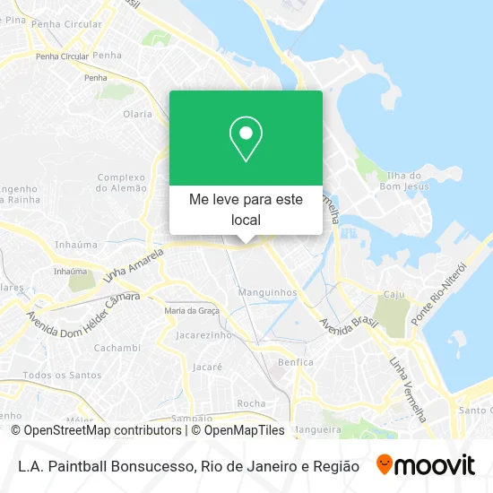 L.A. Paintball Bonsucesso mapa