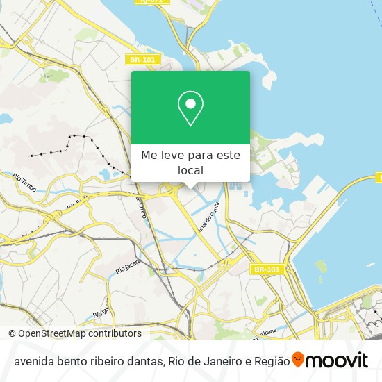 avenida bento ribeiro dantas mapa