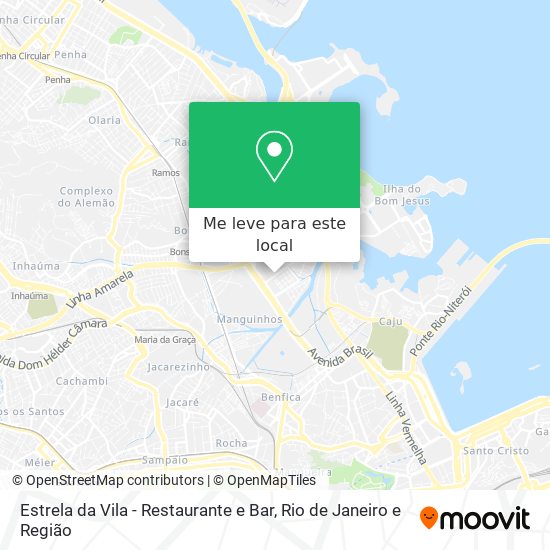 Estrela da Vila - Restaurante e Bar mapa