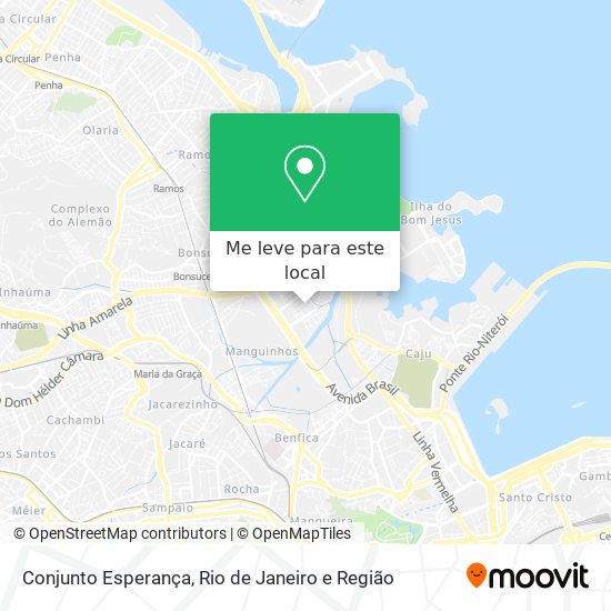 Conjunto Esperança mapa