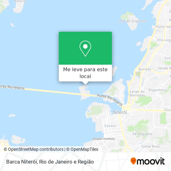 Barca Niterói mapa