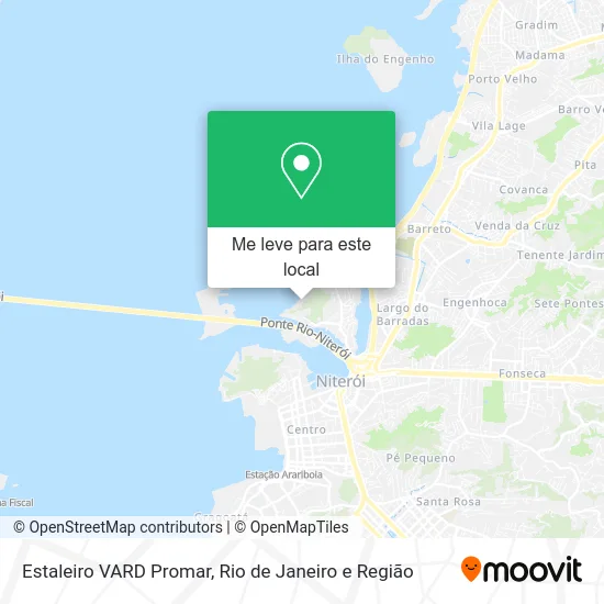 Estaleiro VARD Promar mapa