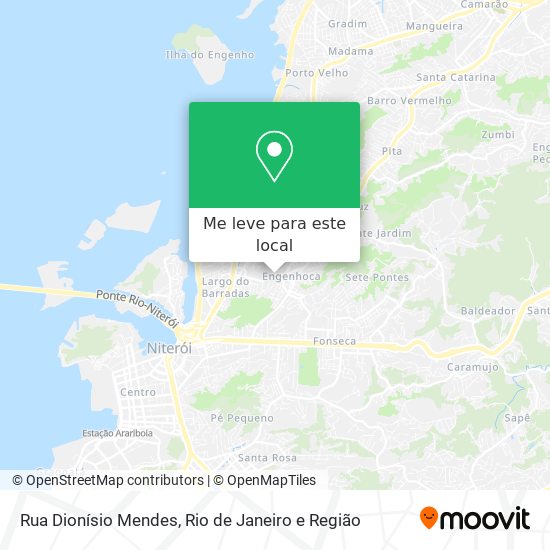Rua Dionísio Mendes mapa
