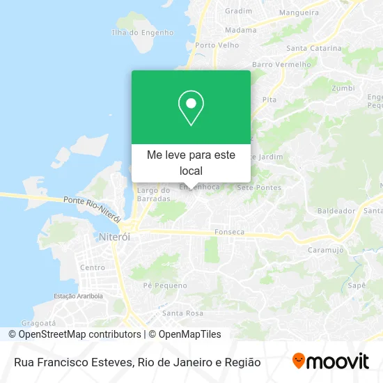 Rua Francisco Esteves mapa