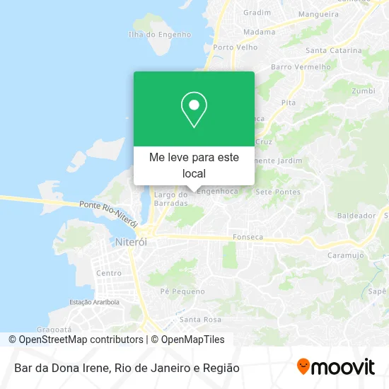 Bar da Dona Irene mapa