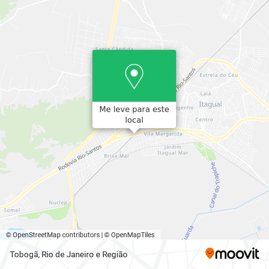 Tobogã mapa