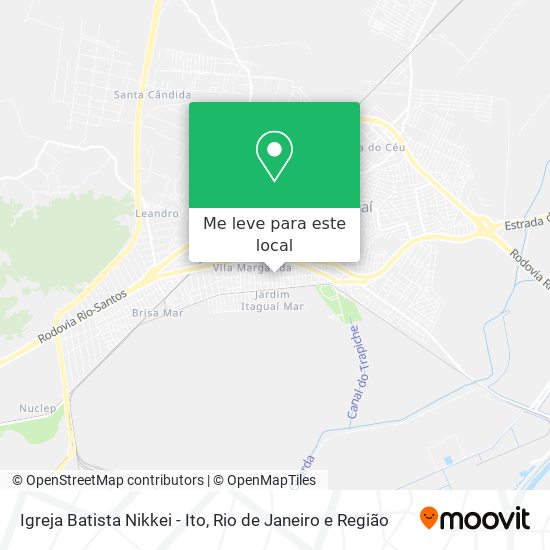 Igreja Batista Nikkei - Ito mapa