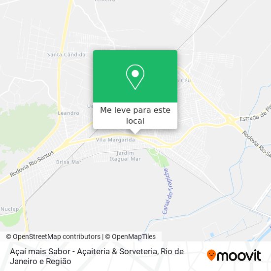 Açaí mais Sabor - Açaiteria & Sorveteria mapa