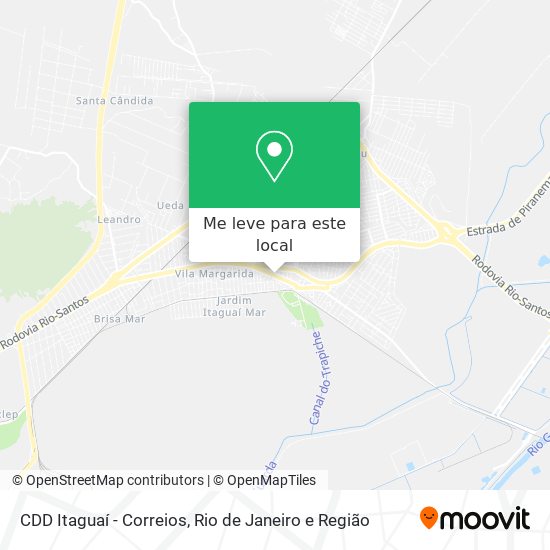 CDD Itaguaí - Correios mapa