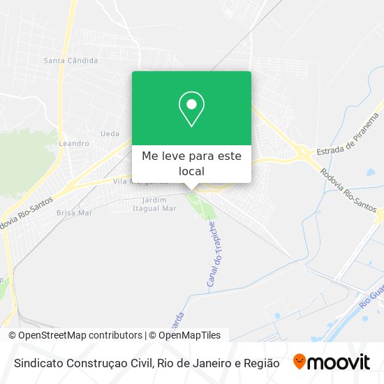 Sindicato Construçao Civil mapa