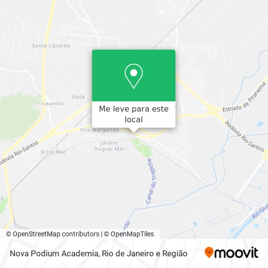 Nova Podium Academia mapa