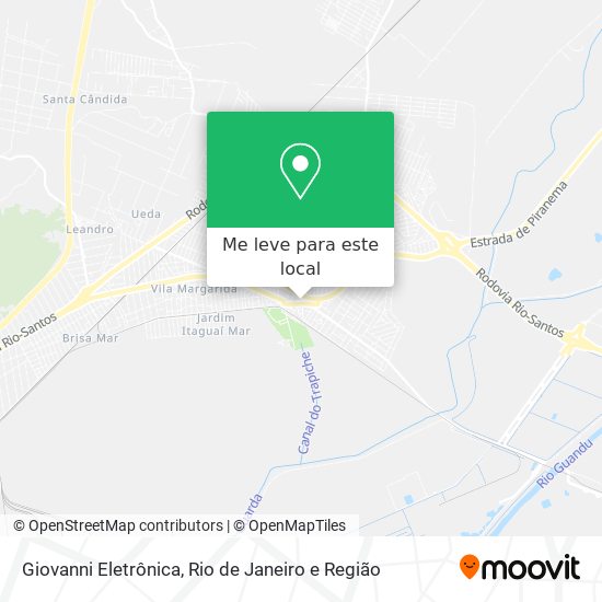 Giovanni Eletrônica mapa