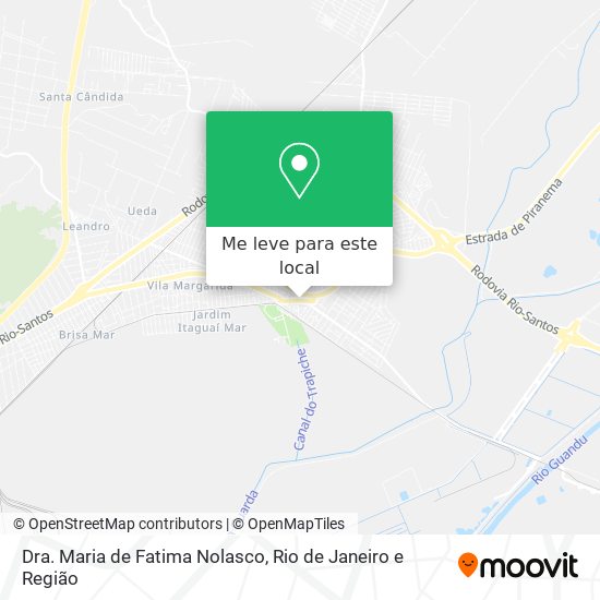 Dra. Maria de Fatima Nolasco mapa