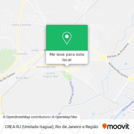 CREA-RJ (Unidade Itaguaí) mapa