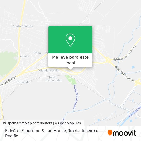 Falcão - Fliperama & Lan House mapa