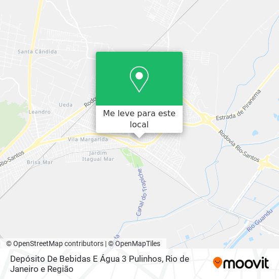 Depósito De Bebidas E Água 3 Pulinhos mapa
