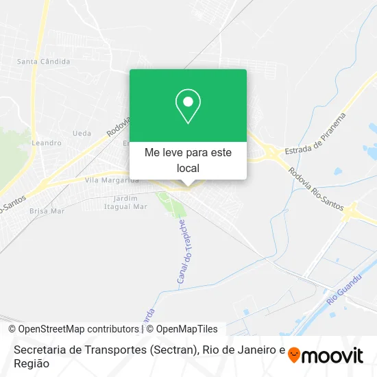 Secretaria de Transportes (Sectran) mapa
