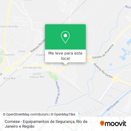 Comese - Equipamentos de Segurança mapa