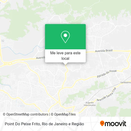 Point Do Peixe Frito mapa