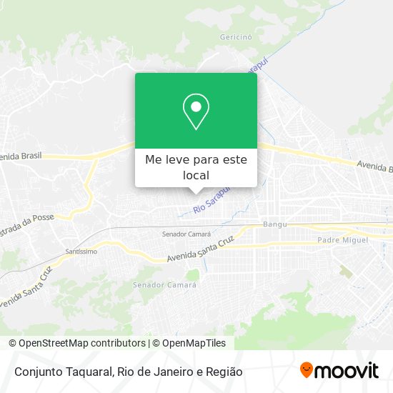 Conjunto Taquaral mapa
