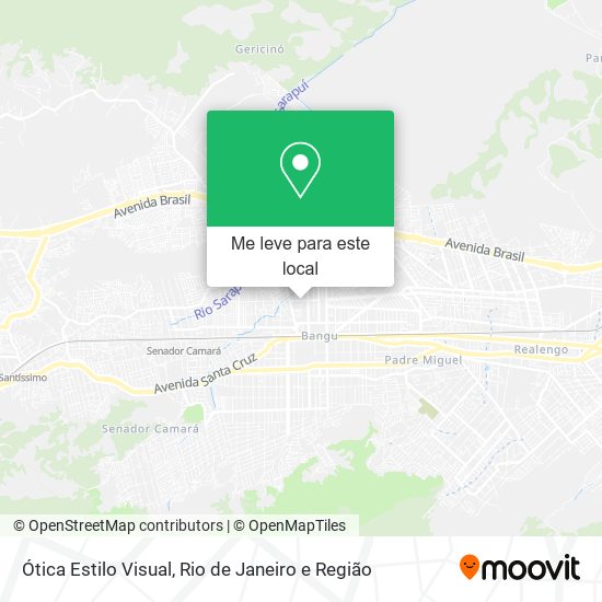 Ótica Estilo Visual mapa