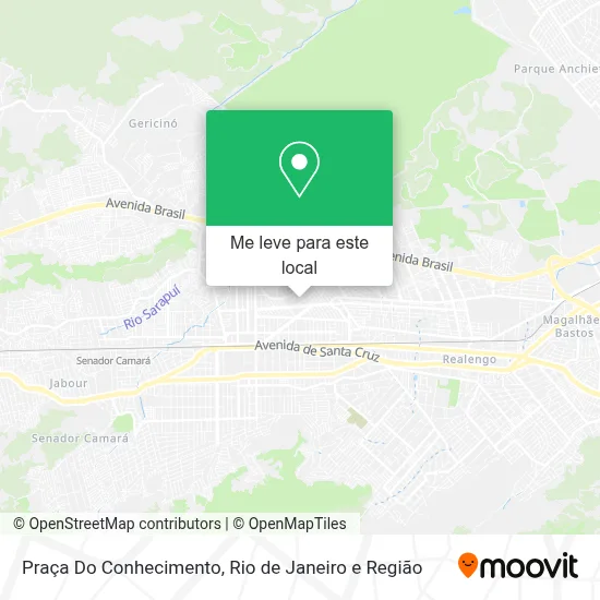 Praça Do Conhecimento mapa